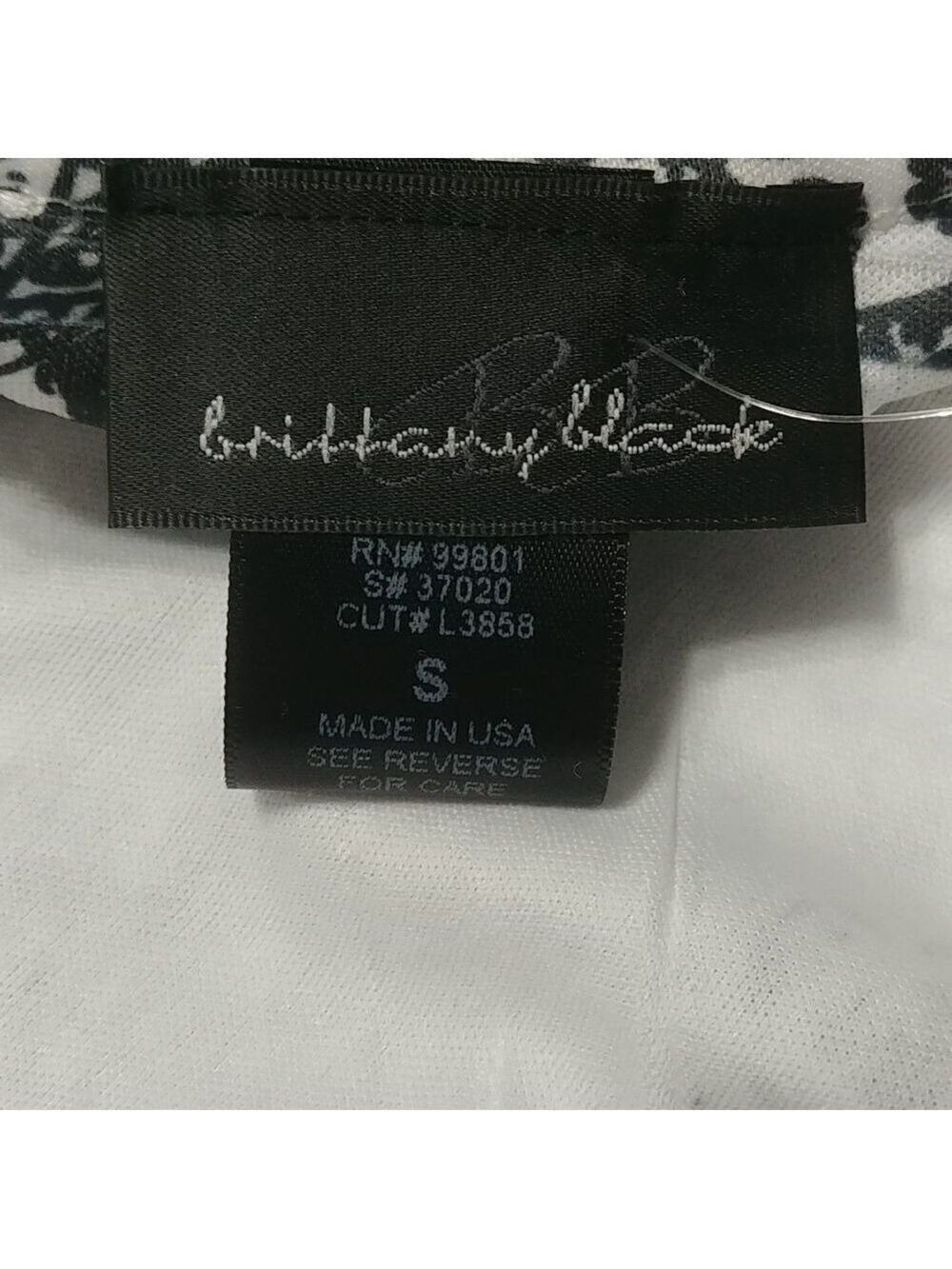 NWT Brittany Black Top S - Picture 11 of 12